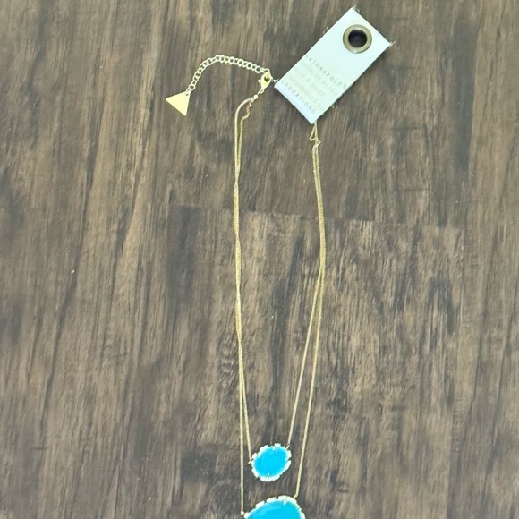 Anthropologi double stone pendant necklace - Picture 5 of 11